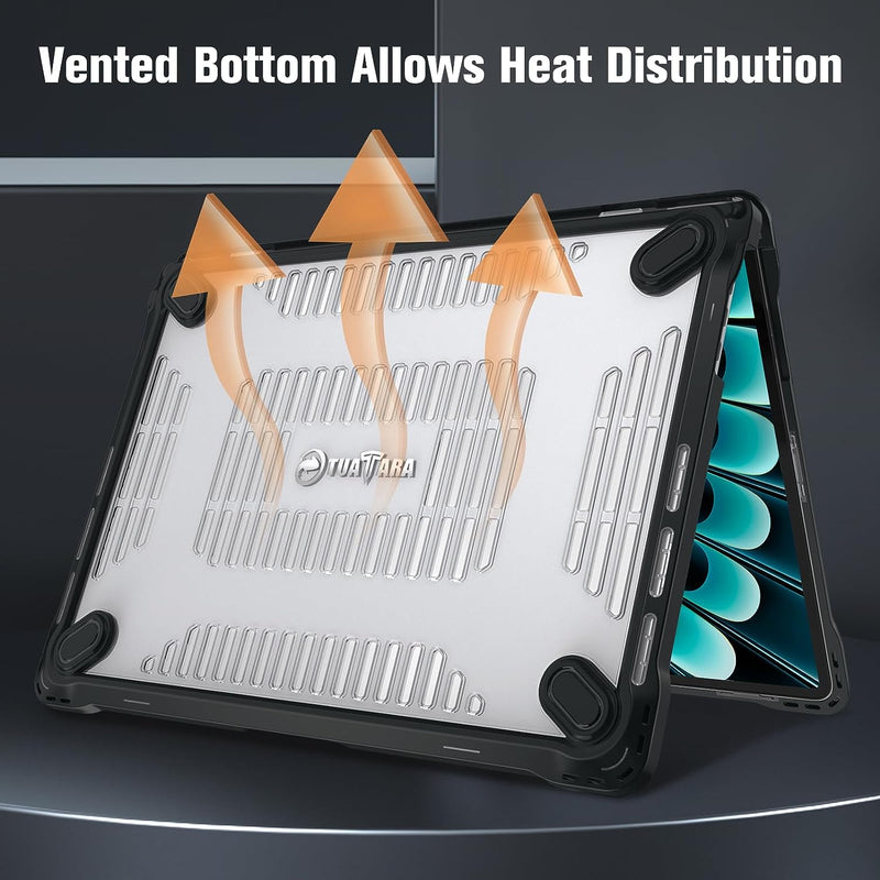 MacBook Air 15.3" (M4/M3/M2, A3241/A3114/A2941) Heavy-Duty Rugged Case | Fintie