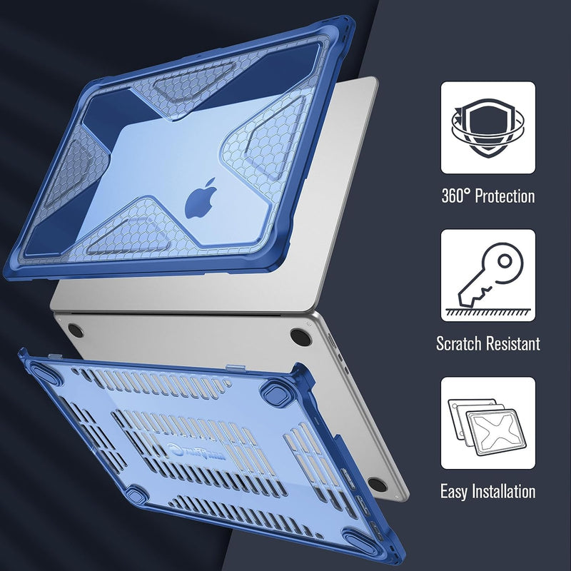 MacBook Air 15.3" (M4/M3/M2, A3241/A3114/A2941) Heavy-Duty Rugged Case | Fintie