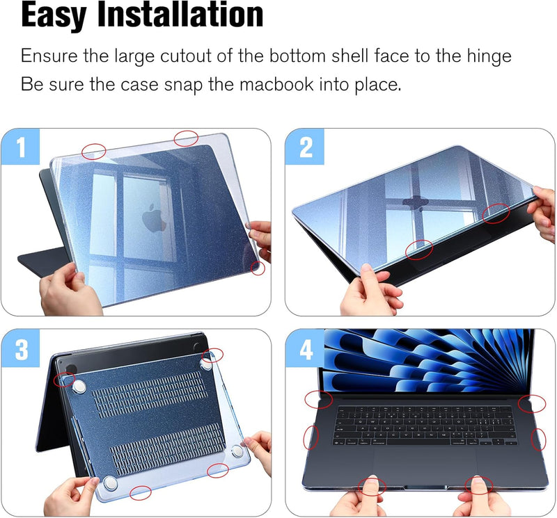 MacBook Pro 14 Inch (M4/M3/M2/M1 Chip, 2024/2023/2021) Snap-On HardShell Case | Fintie