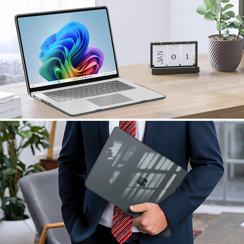 Surface Laptop 7 15-inch ( Model: 2037) Snap-On HardShell Protective Cover | Fintie