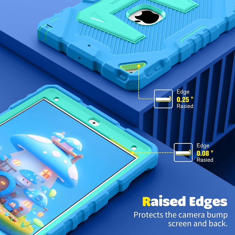 iPad 9th Gen/iPad 8th/7th Gen Rugged Kid Case with Kickstand | Fintie