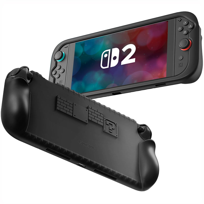 Shockproof Case for Nintendo Switch 2 w/Ergonomic Grip and 3 Game Cartridge Slots | Fintie