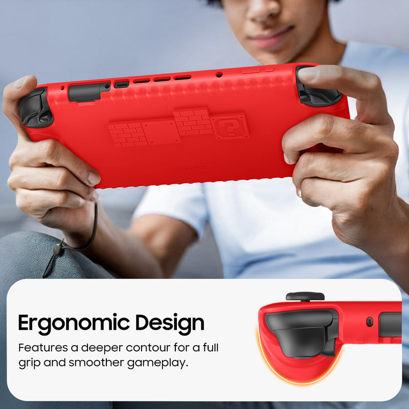 Shockproof Case for Nintendo Switch 2 w/Ergonomic Grip and 3 Game Cartridge Slots | Fintie