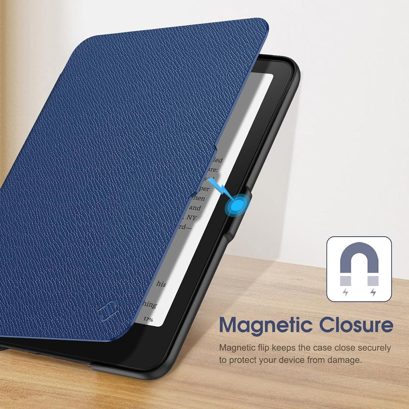 Kindle Paperwhite 7-Inch (12th Gen, 2024)/Kindle Colorsoft 2024 Slim PU Leather Case | Fintie