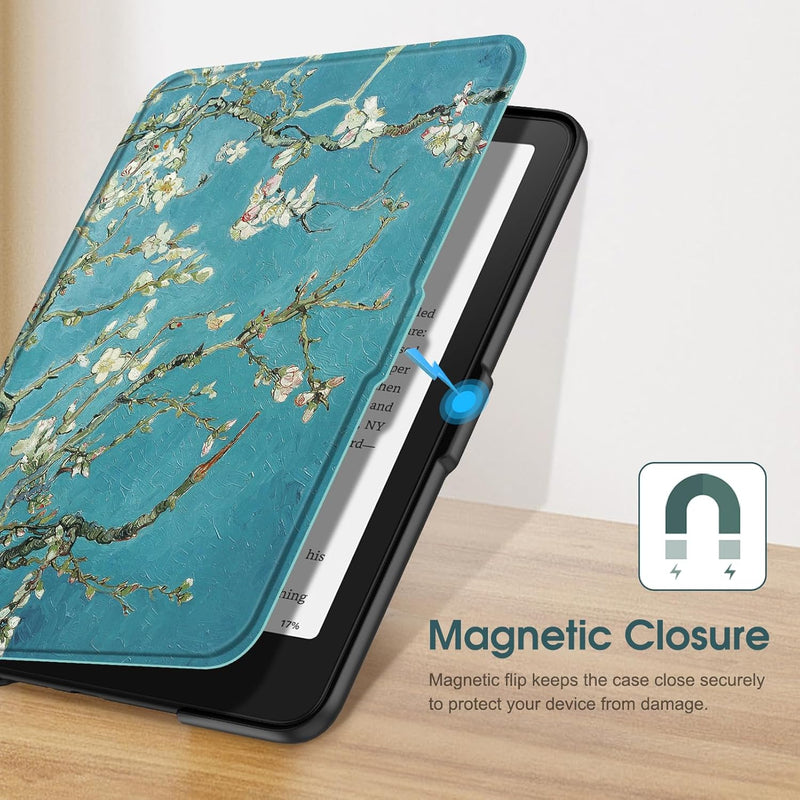 Kindle Paperwhite 7-Inch (12th Gen, 2024)/Kindle Colorsoft 2024 Slim PU Leather Case | Fintie