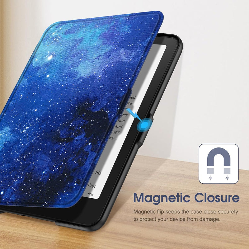 Kindle Paperwhite 7-Inch (12th Gen, 2024)/Kindle Colorsoft 2024 Slim PU Leather Case | Fintie