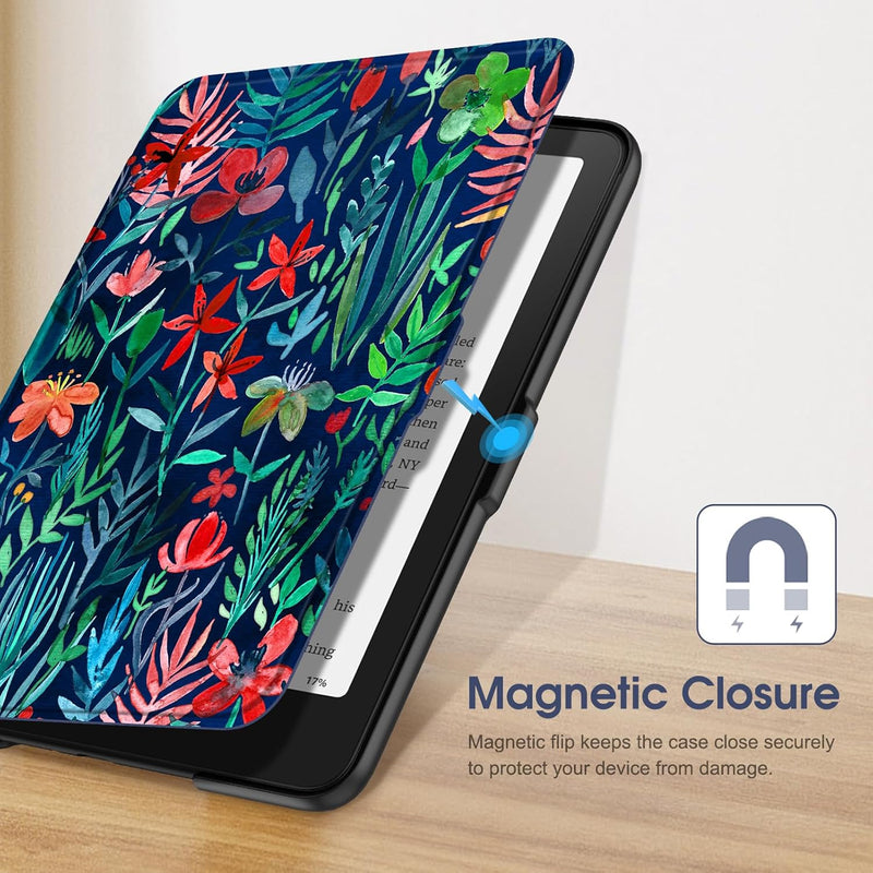 Kindle Paperwhite 7-Inch (12th Gen, 2024)/Kindle Colorsoft 2024 Slim PU Leather Case | Fintie