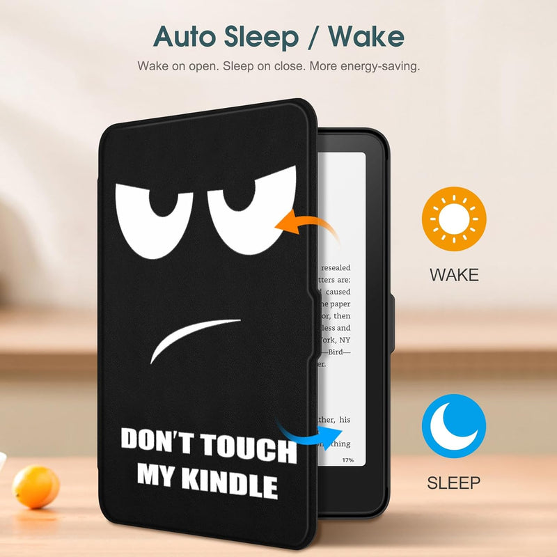 Kindle Paperwhite 7-Inch (12th Gen, 2024)/Kindle Colorsoft 2024 Slim PU Leather Case | Fintie