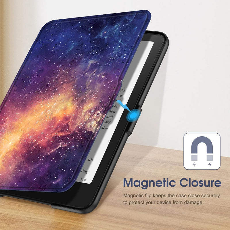 Kindle Paperwhite 7-Inch (12th Gen, 2024)/Kindle Colorsoft 2024 Slim PU Leather Case | Fintie
