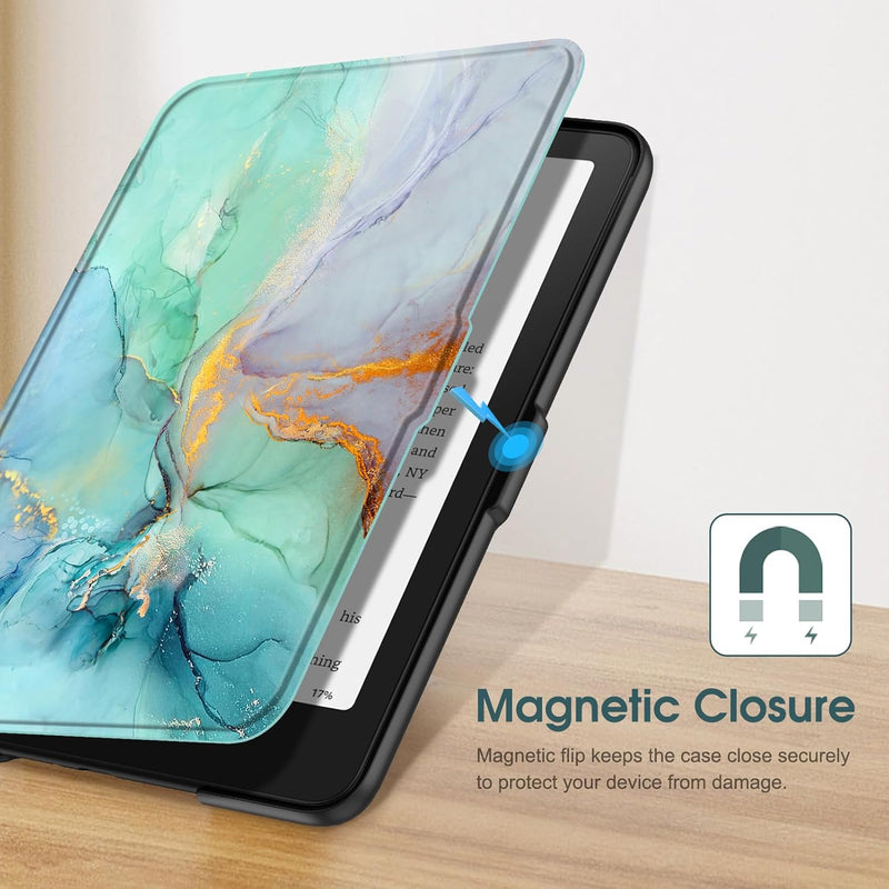 Kindle Paperwhite 7-Inch (12th Gen, 2024)/Kindle Colorsoft 2024 Slim PU Leather Case | Fintie