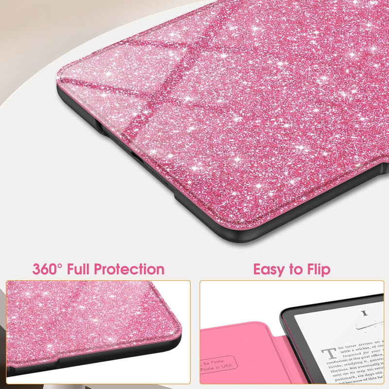 Kindle Paperwhite 7-Inch (12th Gen, 2024)/Kindle Colorsoft 2024 Slim PU Leather Case | Fintie