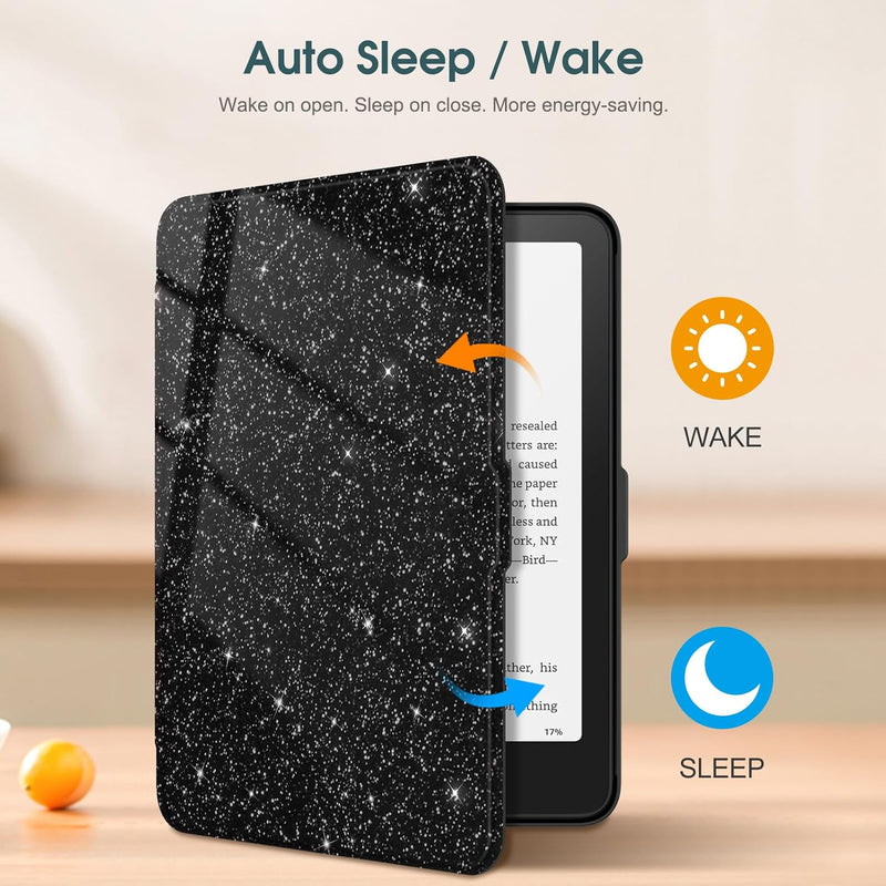 Kindle Paperwhite 7-Inch (12th Gen, 2024)/Kindle Colorsoft 2024 Slim PU Leather Case | Fintie