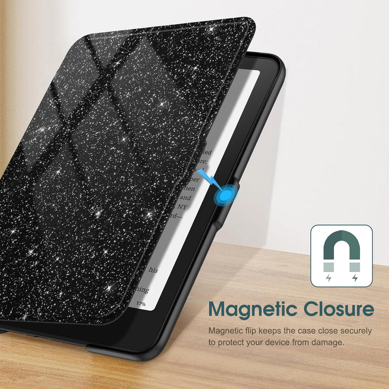 Kindle Paperwhite 7-Inch (12th Gen, 2024)/Kindle Colorsoft 2024 Slim PU Leather Case | Fintie