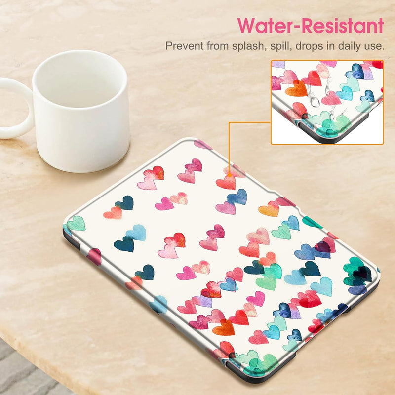 Kindle Paperwhite 7-Inch (12th Gen, 2024)/Kindle Colorsoft 2024 Slim PU Leather Case | Fintie