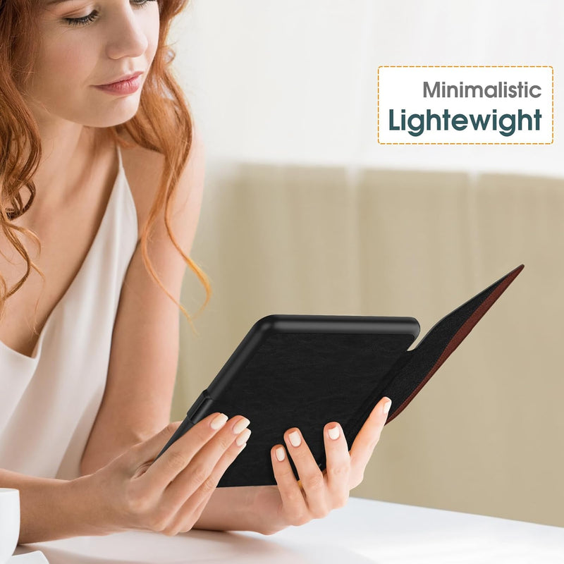 Kindle Paperwhite 7-Inch (12th Gen, 2024)/Kindle Colorsoft 2024 Slim PU Leather Case | Fintie