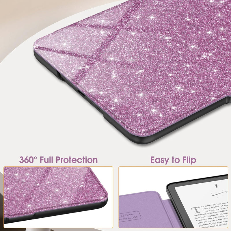 Kindle Paperwhite 7-Inch (12th Gen, 2024)/Kindle Colorsoft 2024 Slim PU Leather Case | Fintie