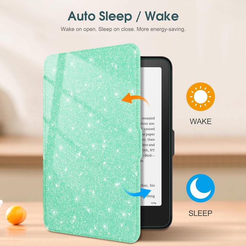 Kindle Paperwhite 7-Inch (12th Gen, 2024)/Kindle Colorsoft 2024 Slim PU Leather Case | Fintie