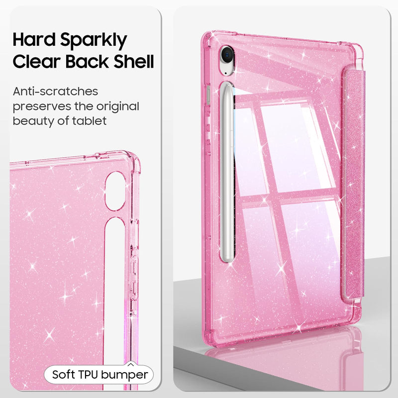 Slim Glittering Case for Galaxy Tab S10 Lite 2025/ Tab S10 FE 5G 10.9"/Tab S9 FE 5G 10.9"/Tab S9 11" | Fintie