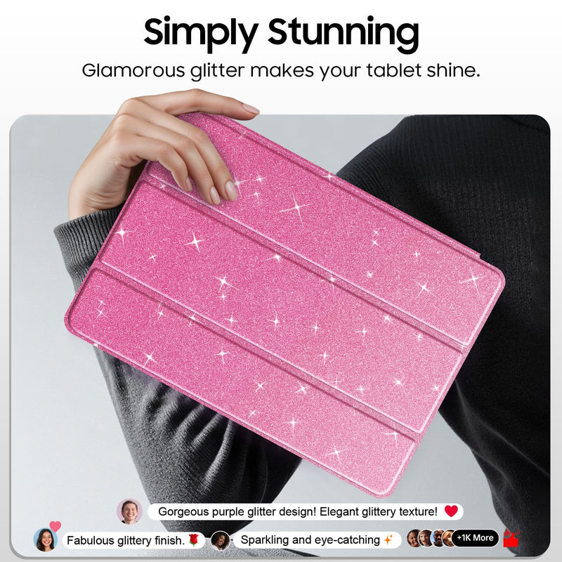 Slim Glittering Case for Galaxy Tab S10 Lite 2025/ Tab S10 FE 5G 10.9"/Tab S9 FE 5G 10.9"/Tab S9 11" | Fintie