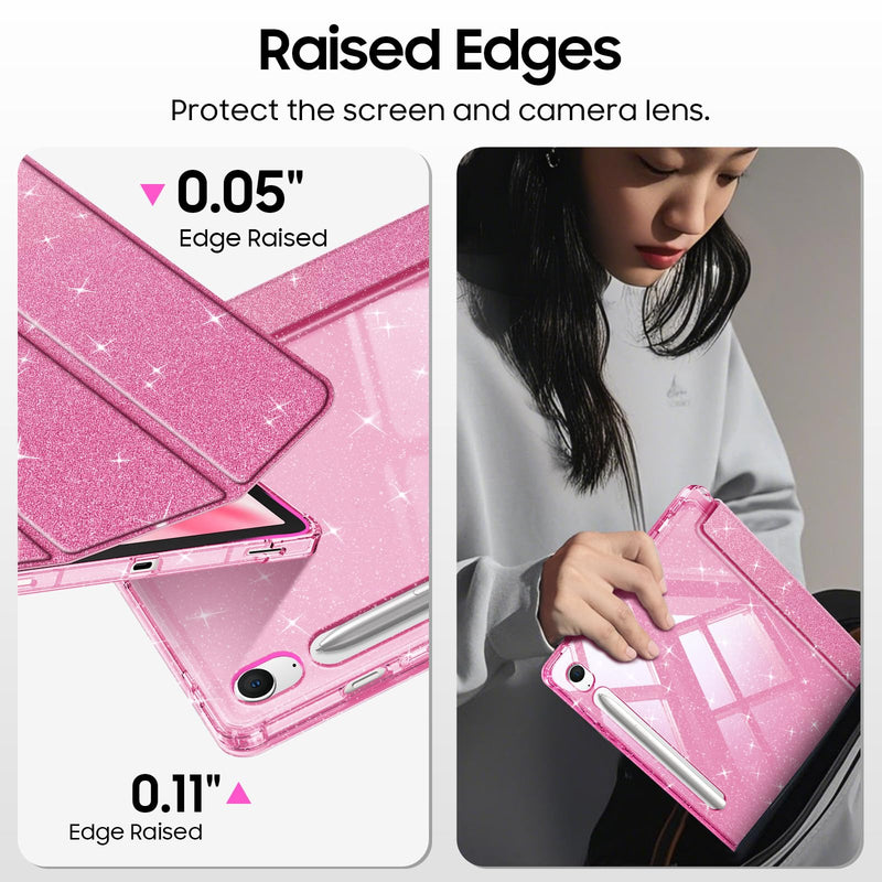 Slim Glittering Case for Galaxy Tab S10 Lite 2025/ Tab S10 FE 5G 10.9"/Tab S9 FE 5G 10.9"/Tab S9 11" | Fintie