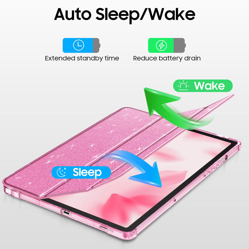 Slim Glittering Case for Galaxy Tab S10 Lite 2025/ Tab S10 FE 5G 10.9"/Tab S9 FE 5G 10.9"/Tab S9 11" | Fintie