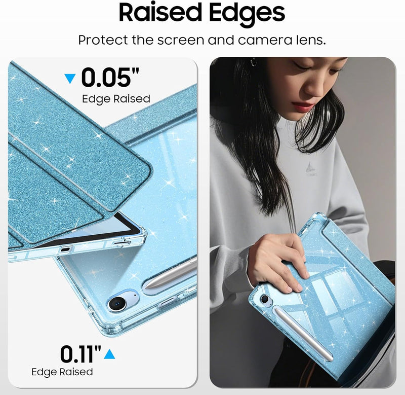 Slim Glittering Case for Galaxy Tab S10 Lite 2025/ Tab S10 FE 5G 10.9"/Tab S9 FE 5G 10.9"/Tab S9 11" | Fintie