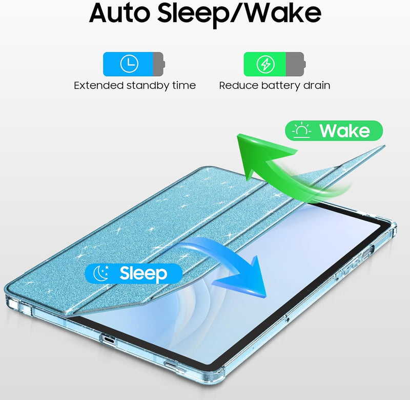 Slim Glittering Case for Galaxy Tab S10 Lite 2025/ Tab S10 FE 5G 10.9"/Tab S9 FE 5G 10.9"/Tab S9 11" | Fintie