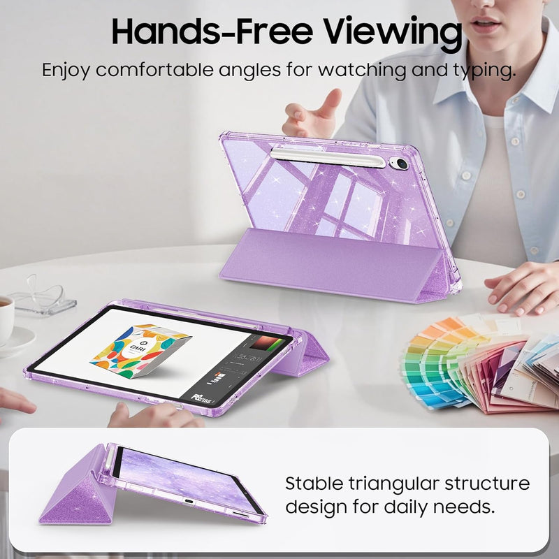 Slim Glittering Case for Galaxy Tab S10 Lite 2025/ Tab S10 FE 5G 10.9"/Tab S9 FE 5G 10.9"/Tab S9 11" | Fintie