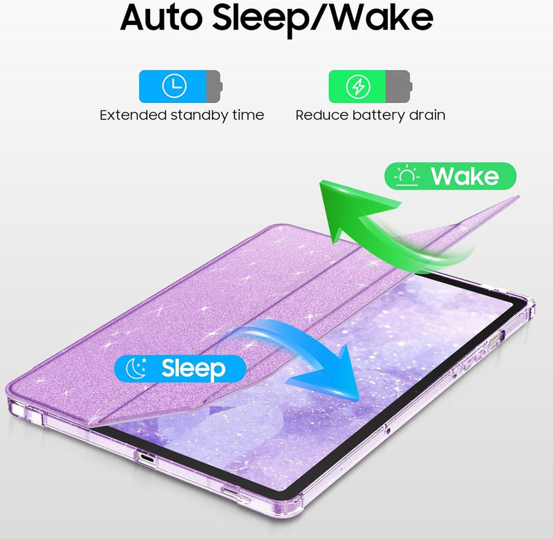 Slim Glittering Case for Galaxy Tab S10 Lite 2025/ Tab S10 FE 5G 10.9"/Tab S9 FE 5G 10.9"/Tab S9 11" | Fintie