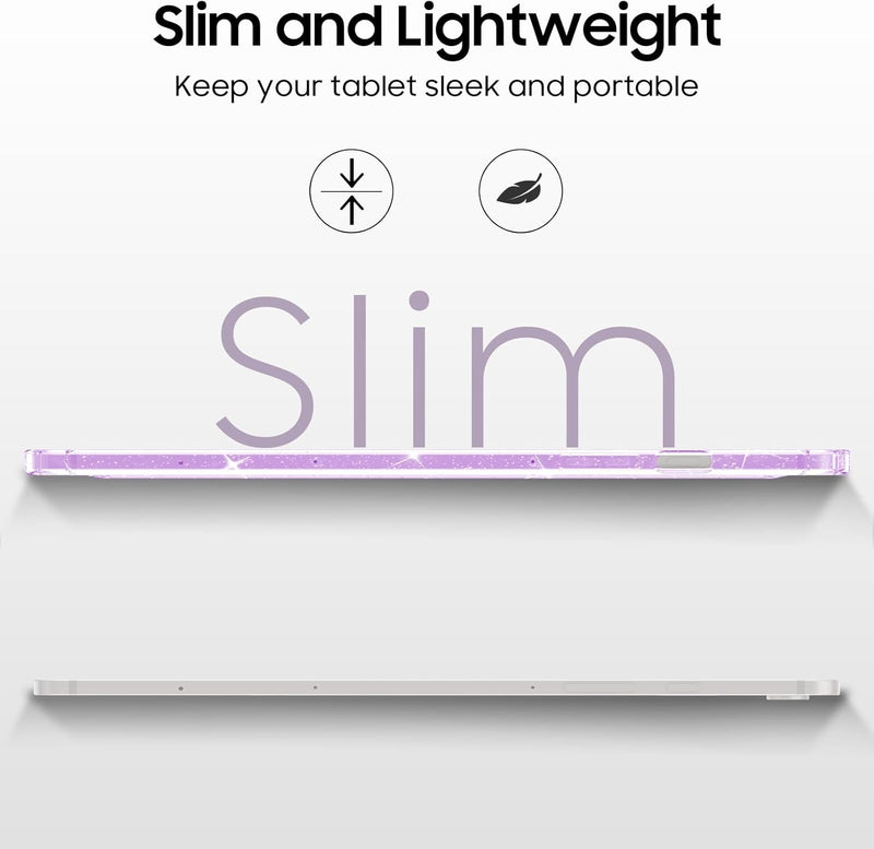 Slim Glittering Case for Galaxy Tab S10 Lite 2025/ Tab S10 FE 5G 10.9"/Tab S9 FE 5G 10.9"/Tab S9 11" | Fintie