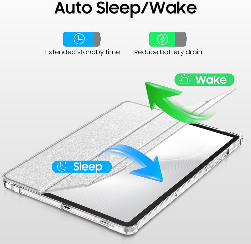 Slim Glittering Case for Galaxy Tab S10 Lite 2025/ Tab S10 FE 5G 10.9"/Tab S9 FE 5G 10.9"/Tab S9 11" | Fintie