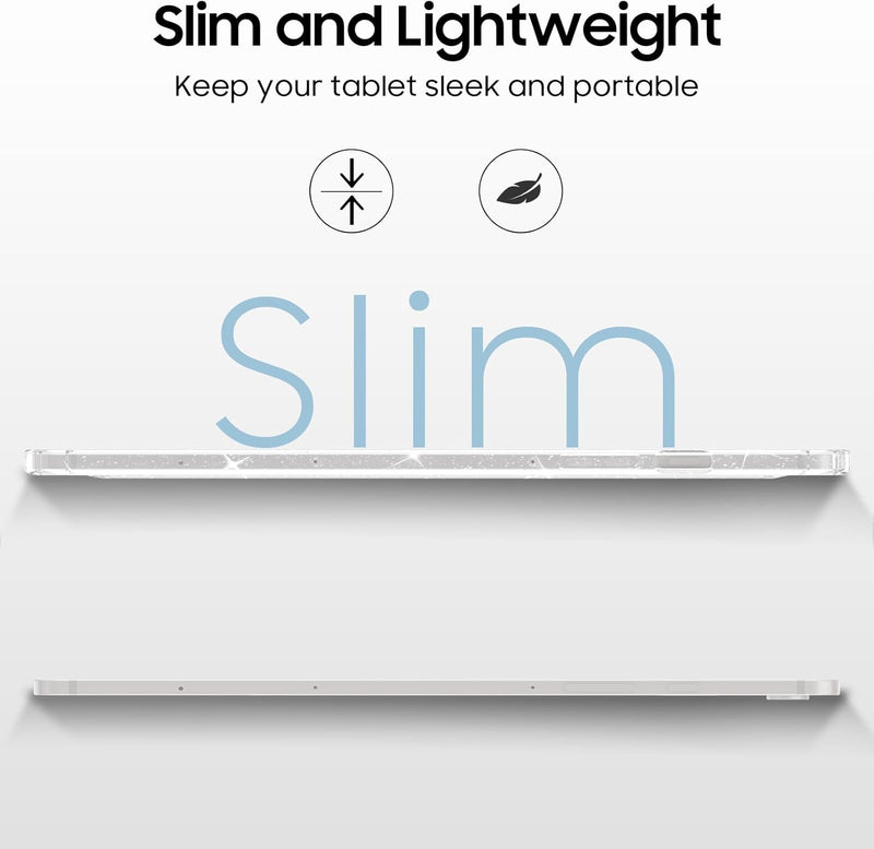 Slim Glittering Case for Galaxy Tab S10 Lite 2025/ Tab S10 FE 5G 10.9"/Tab S9 FE 5G 10.9"/Tab S9 11" | Fintie