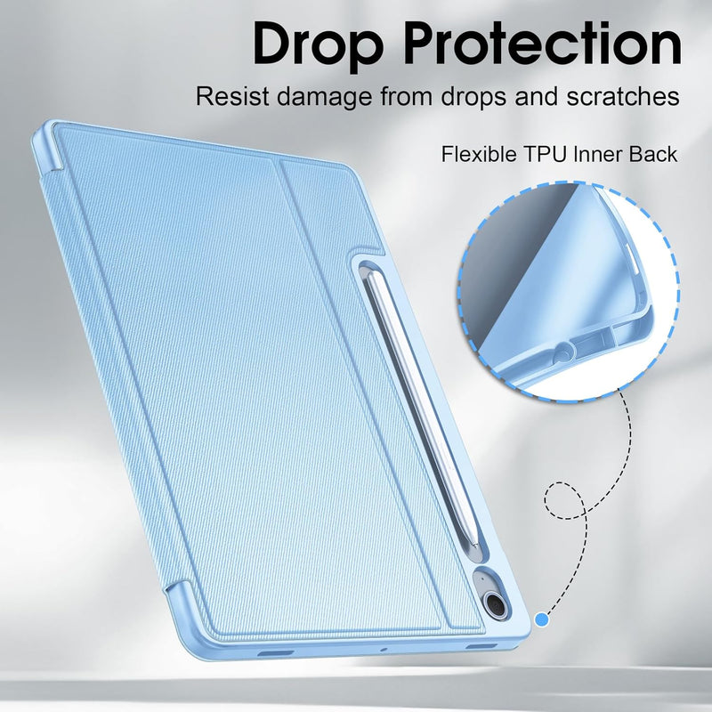 Galaxy Tab S10 Lite 2025/ Tab S10 FE 5G / Tab S9 FE 5G 10.9-Inch / Tab S9 11-Inch Slim Shield Case w/Multiple Angle Stand | Fintie