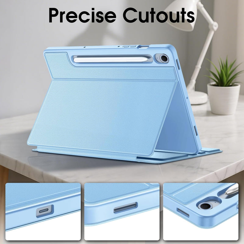 Galaxy Tab S10 Lite 2025/ Tab S10 FE 5G / Tab S9 FE 5G 10.9-Inch / Tab S9 11-Inch Slim Shield Case w/Multiple Angle Stand | Fintie