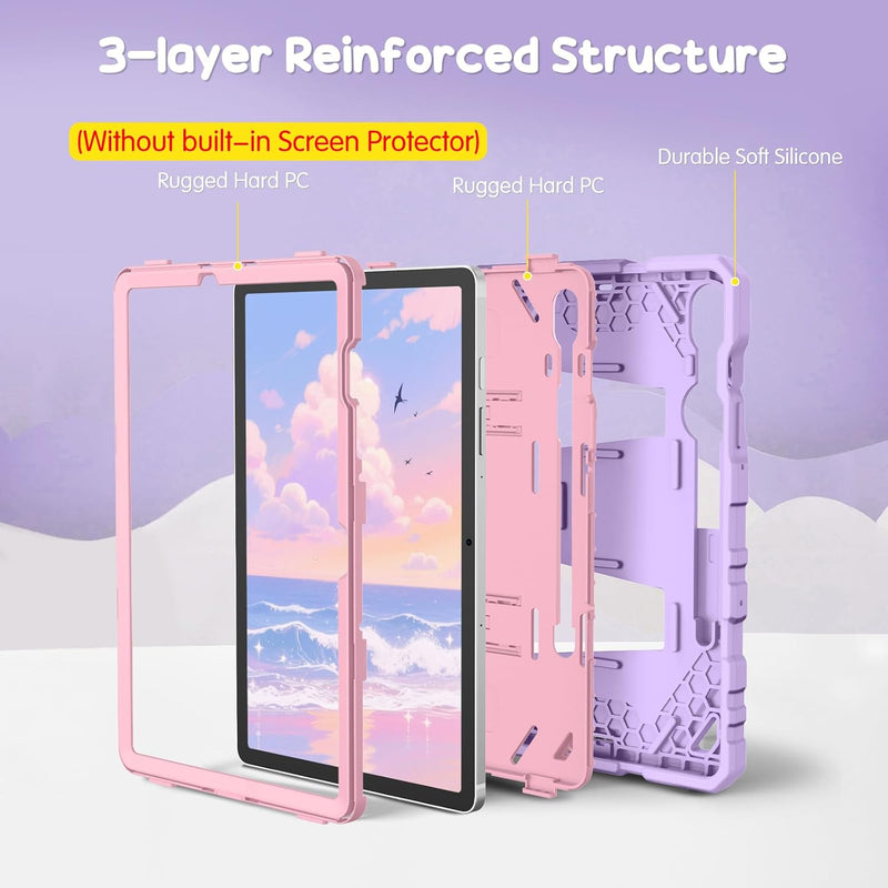 Galaxy Tab S10 Lite 2025/Tab S10 FE 5G 2025/Tab S9 FE 5G/Tab S9 11-inch Kid-Friendly Case with Kickstand | Fintie