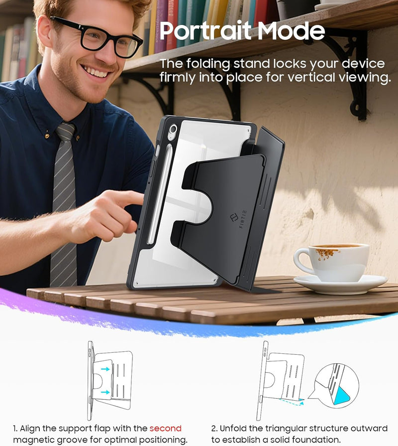 Samsung Galaxy Tab S10 Lite 2025/ Tab S10 FE 5G/Tab S9 FE 5G 10.9"/ Tab S9 11" Stand Case w/Multiple Stand Angles & S Pen Holder | Fintie