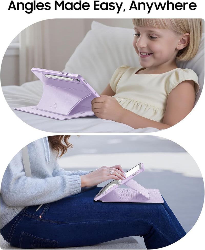 Galaxy Tab S10 Lite 2025/ Tab S10 FE 5G 10.9" /Galaxy Tab S9 FE 5G 10.9"/Galaxy Tab S9 11" Multi-Angle Viewing Rugged Case | Fintie