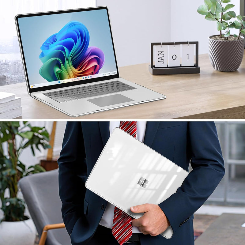 Surface Laptop 7 15-inch ( Model: 2037) Snap-On HardShell Protective Cover | Fintie