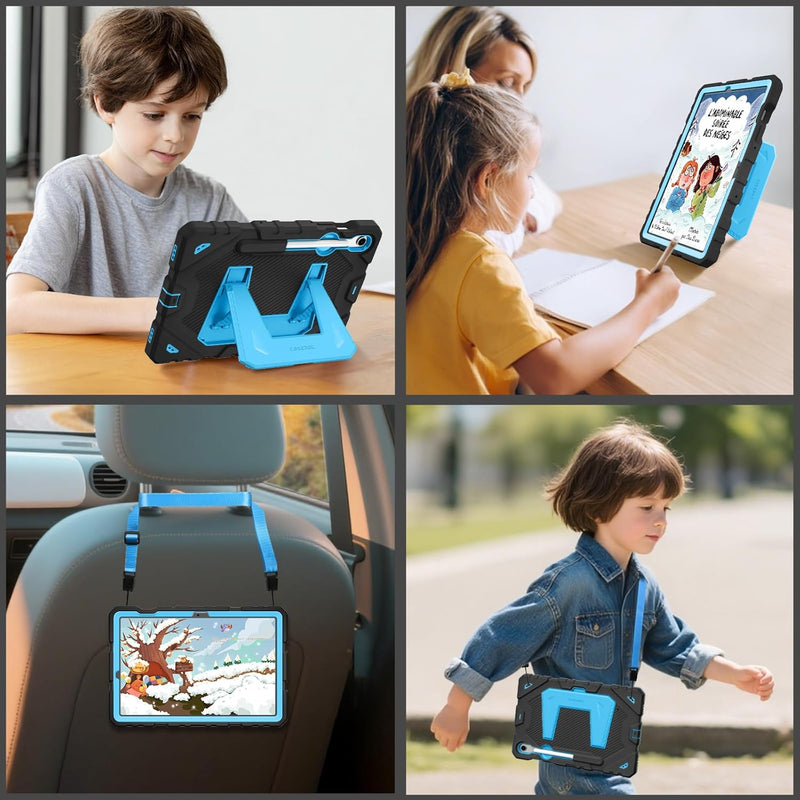 Galaxy Tab S10 Lite 2025/Tab S10 FE 5G 2025/Tab S9 FE 5G/Tab S9 11-inch Kid-Friendly Case with Kickstand | Fintie