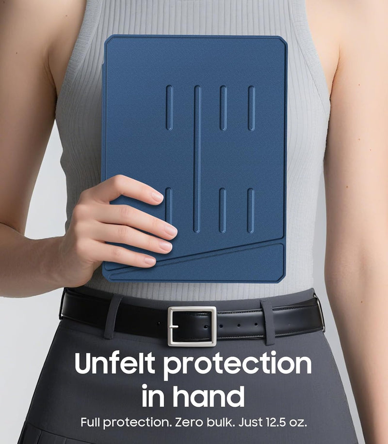 Magnetic Stand Case for iPad 9th Gen/iPad 8th/7th Gen (10.2") w/Clear Back Cover & Pencil Holder | Fintie