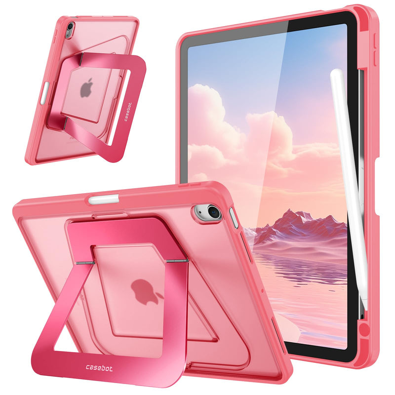 Shockproof Case for iPad Air 11 (M3/M2 Chip) w/Multi-Angle Kickstand, Slim Frosted Back Cover | Fintie