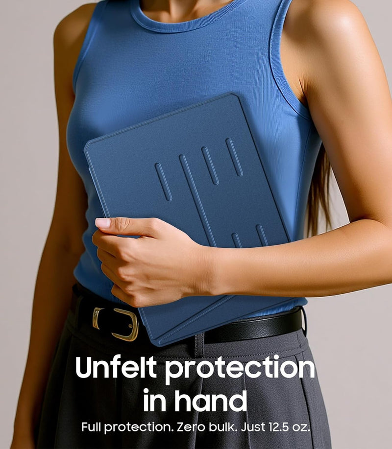 iPad Air 11-inch (M3/M2 Chip) Magnetic Stand Case w/Clear Back Cover & Pencil Holder | Fintie