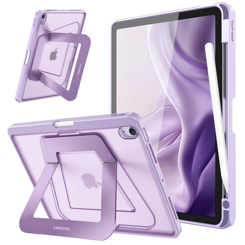 Shockproof Case for iPad Air 11 (M3/M2 Chip) w/Multi-Angle Kickstand, Slim Frosted Back Cover | Fintie