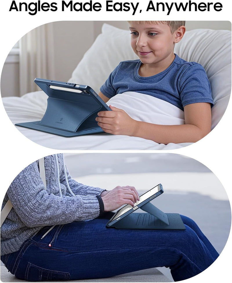 Galaxy Tab S10 Lite 2025/ Tab S10 FE 5G 10.9" /Galaxy Tab S9 FE 5G 10.9"/Galaxy Tab S9 11" Multi-Angle Viewing Rugged Case | Fintie