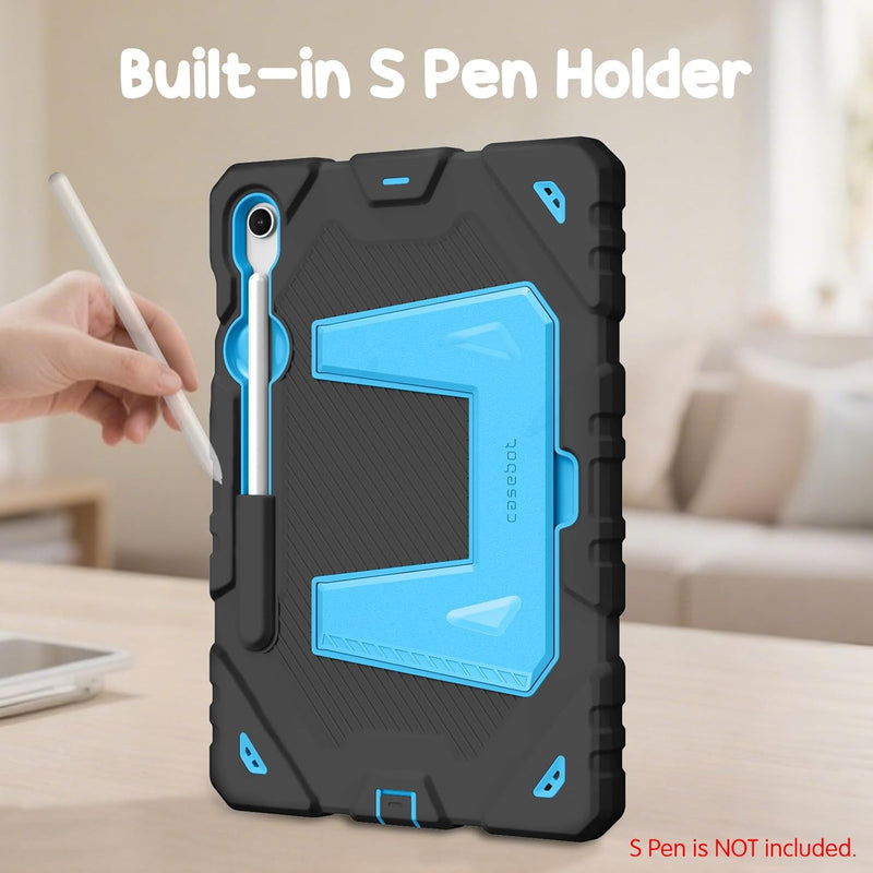 Galaxy Tab S10 Lite 2025/Tab S10 FE 5G 2025/Tab S9 FE 5G/Tab S9 11-inch Kid-Friendly Case with Kickstand | Fintie