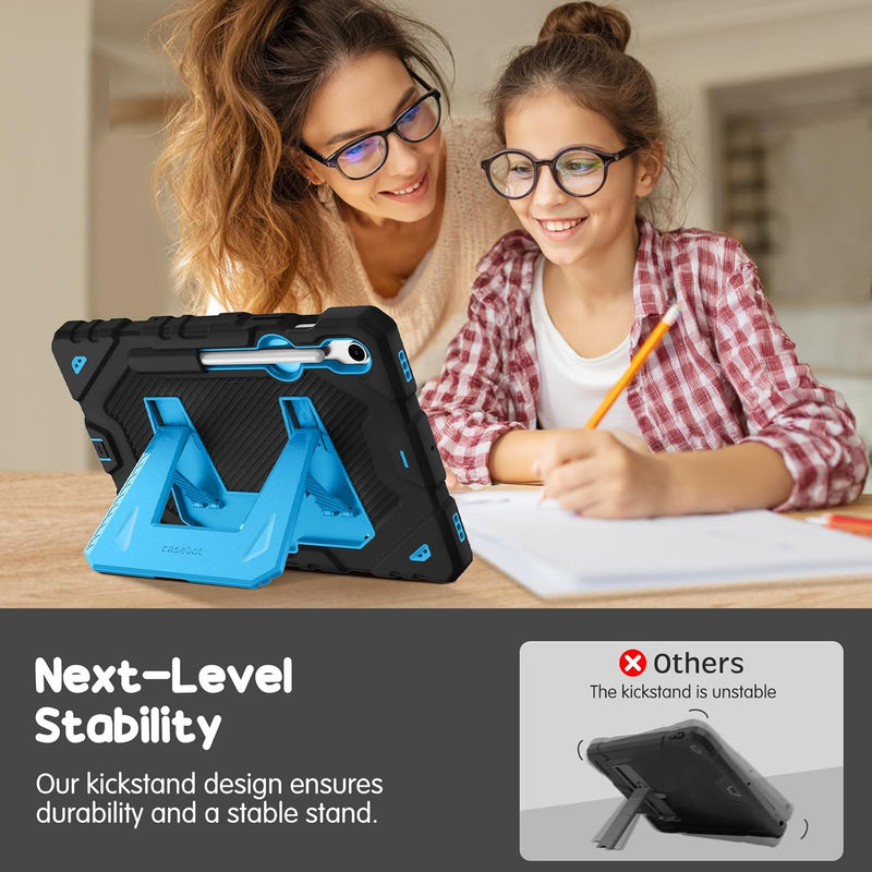 Galaxy Tab S10 Lite 2025/Tab S10 FE 5G 2025/Tab S9 FE 5G/Tab S9 11-inch Kid-Friendly Case with Kickstand | Fintie