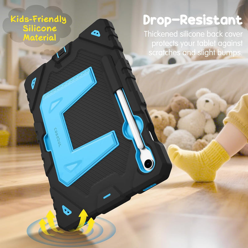 Galaxy Tab S10 Lite 2025/Tab S10 FE 5G 2025/Tab S9 FE 5G/Tab S9 11-inch Kid-Friendly Case with Kickstand | Fintie
