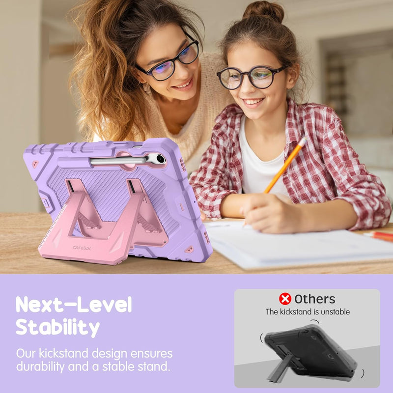 Galaxy Tab S10 Lite 2025/Tab S10 FE 5G 2025/Tab S9 FE 5G/Tab S9 11-inch Kid-Friendly Case with Kickstand | Fintie