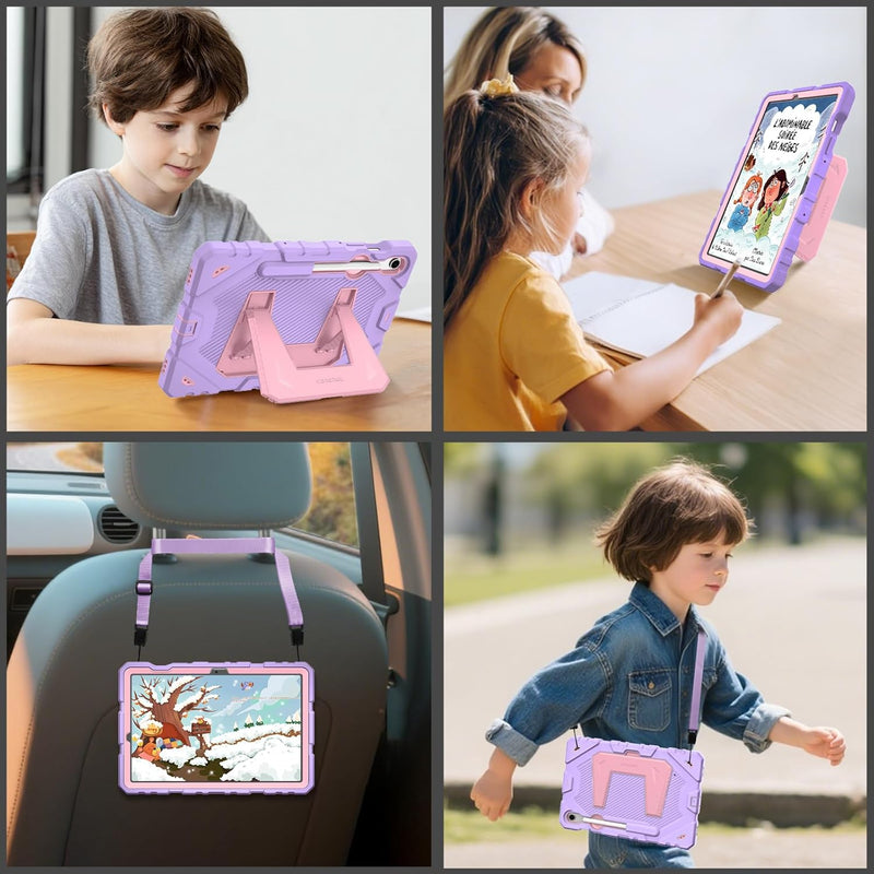 Galaxy Tab S10 Lite 2025/Tab S10 FE 5G 2025/Tab S9 FE 5G/Tab S9 11-inch Kid-Friendly Case with Kickstand | Fintie