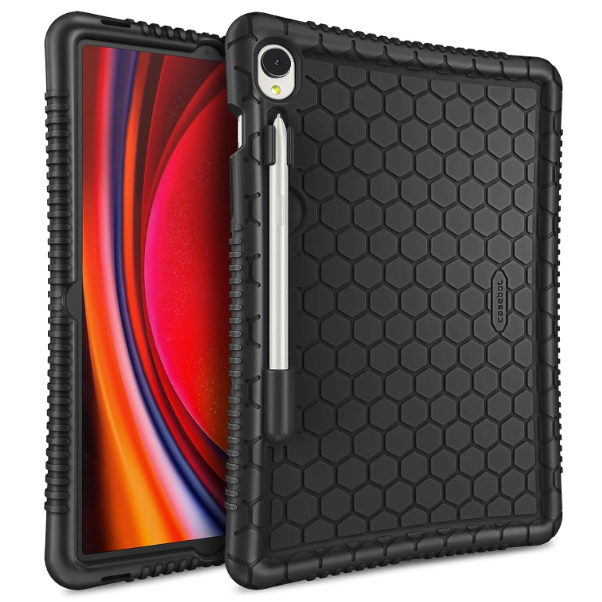 Galaxy Tab S9 11-inch / Tab S9 FE 10.9-inch Silicone Case [S Pen Holder] | Fintie